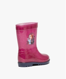 bottes de pluie fille a paillettes - reine des neiges violet bottes de pluiesJ074201_4