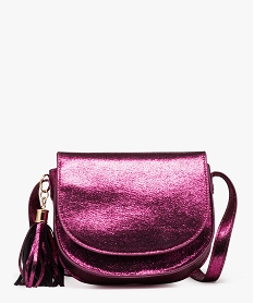 sac paillete forme besace avec bandouliere fille violetJ076901_1