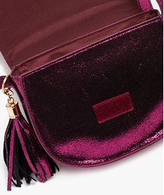 sac paillete forme besace avec bandouliere fille violetJ076901_3