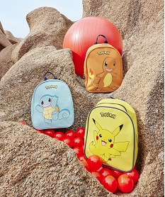 sac a dos en toile avec motif pikatchu enfant - pokemon jauneJ078701_1