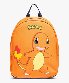 GEMO Sac à dos en toile avec motif dragon enfant - Pokemon Orange