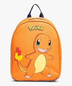 sac a dos en toile avec motif dragon enfant - pokemon orangeJ078801_1