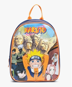GEMO Sac à dos en toile avec motif manga enfant - Naruto Bleu