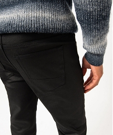 jean enduit coupe regular homme noir jeans regularJ095901_2
