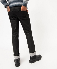jean enduit coupe regular homme noir jeans regularJ095901_3