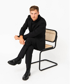GEMO Pantalon de costume homme noir standard