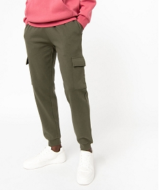 GEMO Pantalon de jogging coupe cargo homme kaki standard