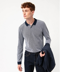 HOMEWEAR NOIR POLO BLEU MARINE