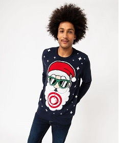 pull special noel 3d avec balles a scratch homme bleuJ108801_1