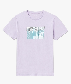 tee-shirt homme a manches courtes a motif estival violetJ112801_4