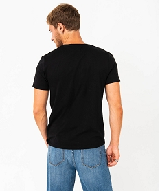 tee-shirt a manches courtes imprime homme - seigneur des anneaux noirJ113701_3