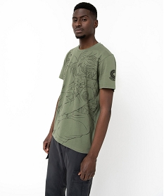 GEMO Tee-shirt à manches courtes imprimé homme - Dragon Ball Z Vert