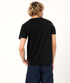 tee-shirt homme imprime a manches courtes - death note noir tee-shirtsJ115301_3