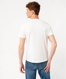 tee-shirt a manches courtes special noel homme blanc tee-shirtsJ116901_3