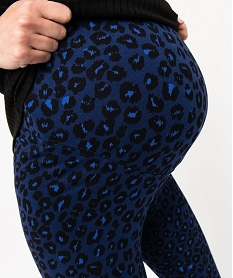 leggings de grossesse a motifs tachetes bleuJ117701_3