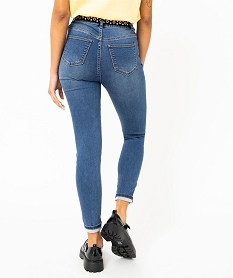 jean skinny taille haute stretch femme bleuJ122901_3