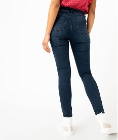 jean skinny taille haute stretch femme bleuJ123001_3