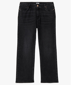 jean femme grande taille coupe straight noir pantalons et jeansJ125901_4