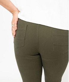 pantalon coupe regular femme grande taille vertJ126901_2