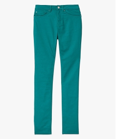 pantalon coupe regular taille normale femme bleu pantalonsJ127401_4