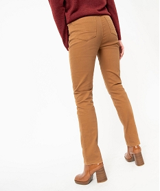 pantalon coupe regular taille normale femme orange pantalonsJ127501_3