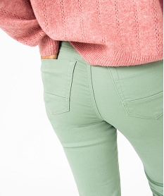 pantalon coupe regular taille normale femme vert pantalonsJ127701_2