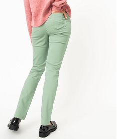 pantalon coupe regular taille normale femme vert pantalonsJ127701_3