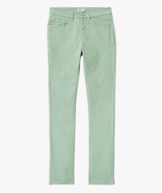 pantalon coupe regular taille normale femme vert pantalonsJ127701_4