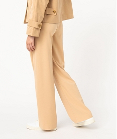 pantalon large et souple femme orangeJ128801_3