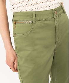 pantalon en toile coupe slim push-up femme vert pantalonsJ129601_2