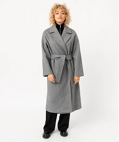 LING.HAUT CIEL MANTEAU GRIS