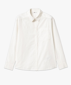 chemise ample en coton uni femme blancJ142801_4