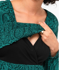 blouse a manches longues speciale allaitement imprimeJ145101_2