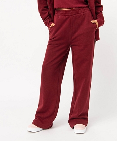 GEMO Pantalon de jogging large femme - Camps United rouge vif