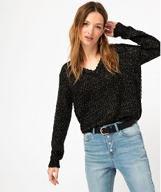 PANTALON NOIR PULL NOIR