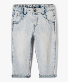 jean droit bleached bebe garcon bleu jeansJ191301_1