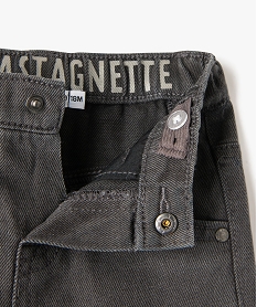 jean droit bebe garcon - lulucastagnette gris jeansJ191701_2