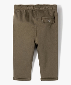 pantalon de jogging bebe garcon avec ceinture elastique - lulucastagnette vertJ195501_3