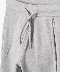 pantalon de jogging bebe garcon avec poches fantaisie grisJ195901_2