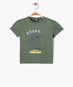 GEMO Tee-shirt à manches courtes en coton imprimé ciné bébé garçon vert standard
