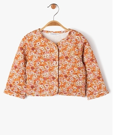 GEMO Sweat matelassé boutonné bébé fille - LuluCastagnette Multicolore