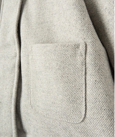 manteau a capuche double peluche avec echarpe bebe fille gris manteauxJ211001_3