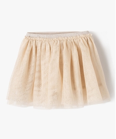 jupe en tulle paillete bebe fille beigeJ215201_1