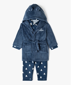 ensemble pyjama et robe de chambre bebe garcon - lulucastagnette bleuJ228701_1