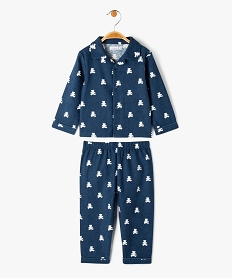 ensemble pyjama et robe de chambre bebe garcon - lulucastagnette bleuJ228701_2