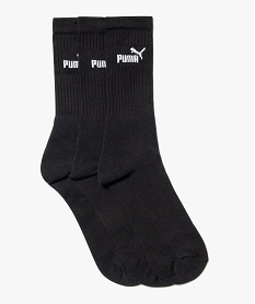 chaussettes de sport tige haute en coton doux homme - puma (lot de 3) noir standardJ245401_1