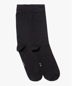 chaussettes fines tige haute homme (lot de 2) noir standardJ245601_1
