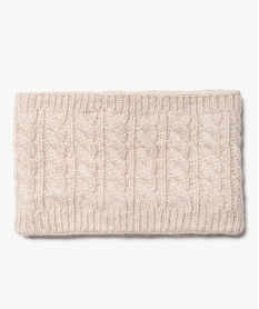 GEMO Echarpe snood doublée polaire bébé beige standard