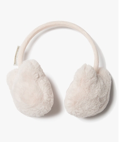 GEMO Cache-oreilles fantaisie en matière peluche fille - LuluCastagnette beige standard