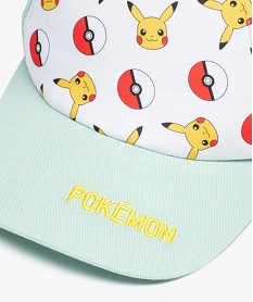 casquette motif pikachu garcon - pokemon bleu standardJ252601_3